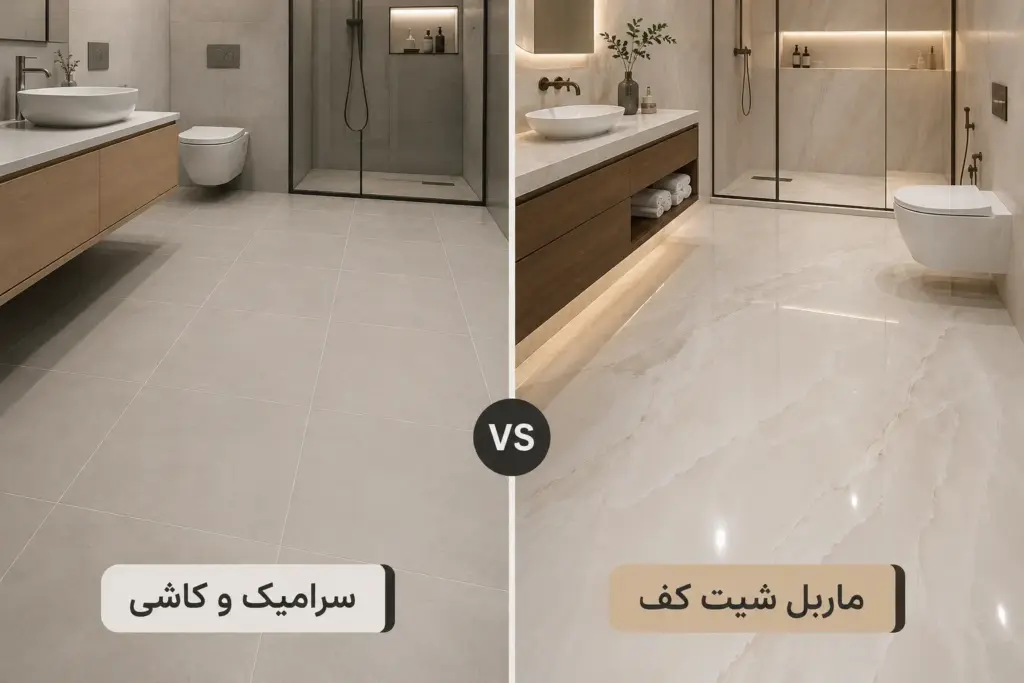 سریع ترین بازسازی برای کفپوش سرویس بهداشتی 1405