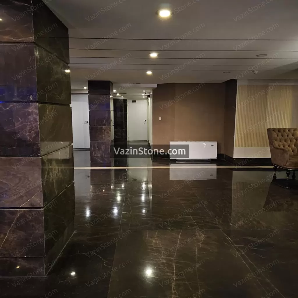 سنگ اسپایدر در تایل کف لابی و دیوار ها