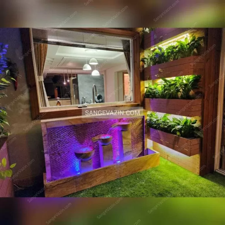 آبنمای سنگی سانیا به همراه کتیبه