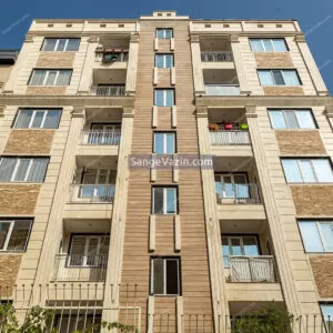 نمای ترکیبی تراورتن دره بخاری و سنگ آنتیک