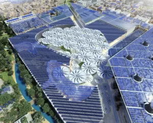 صفحات خورشیدی شهر مصدر
