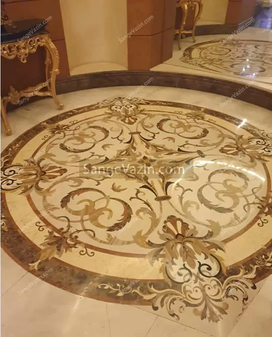 معرق سنگی بام نیاوران