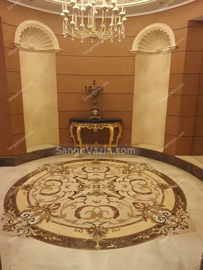 معرق گرد اسلیمی