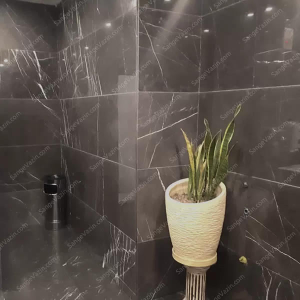 سنگ لاشتر طوسی در طراحی دیوار