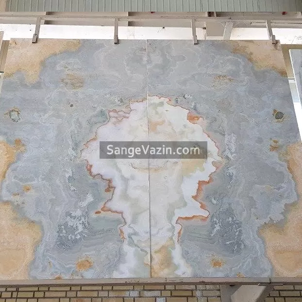 سنگ بوک مچ مرمریت آبی نسکافه ای