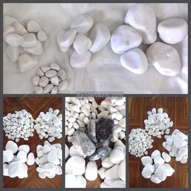 قلوه سنگ رودخانه ای در سایز های مختلف