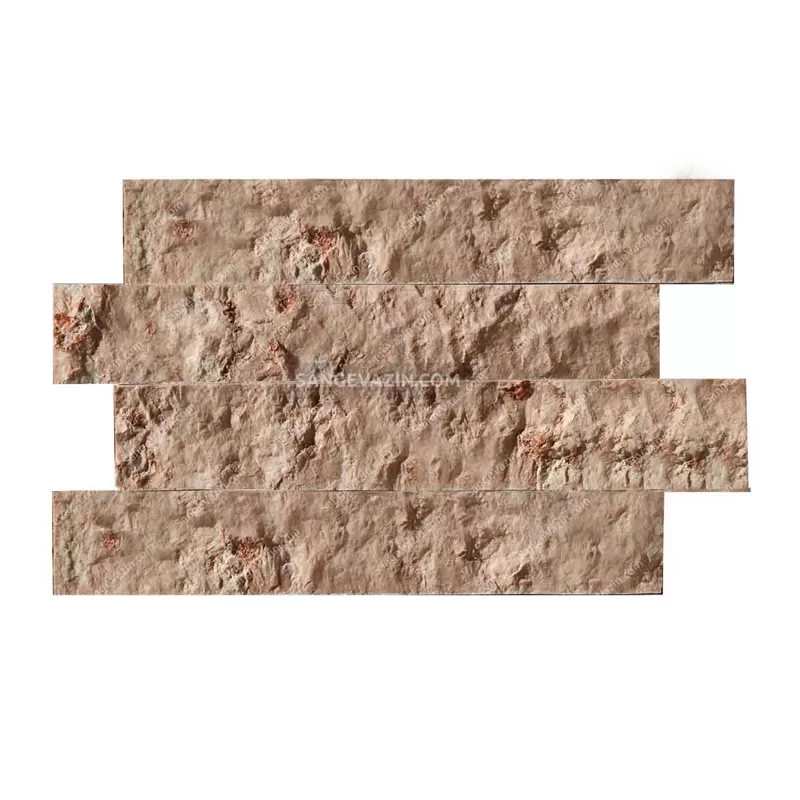 سنگ آنتیک آجری تراورتن