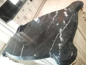 عکس رویه کابینت سنگی مشکی
