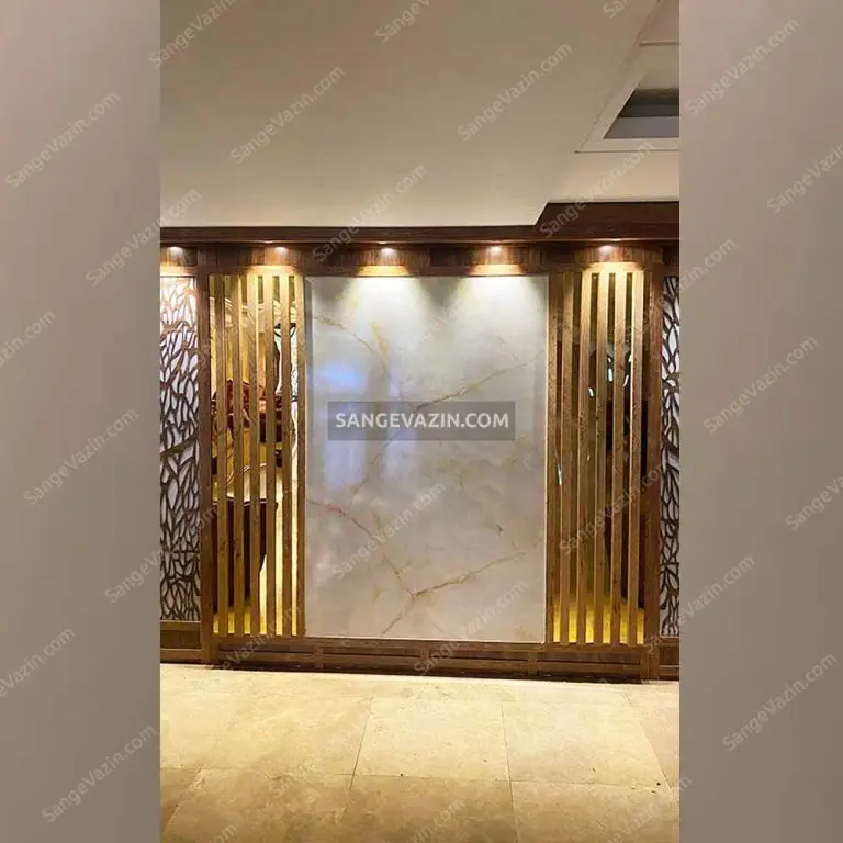 دیوارپوش ماربل شیت مرمر سیلک