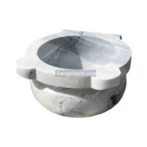 کاسه حمام ترکی سنگی باران با گوشواره ای