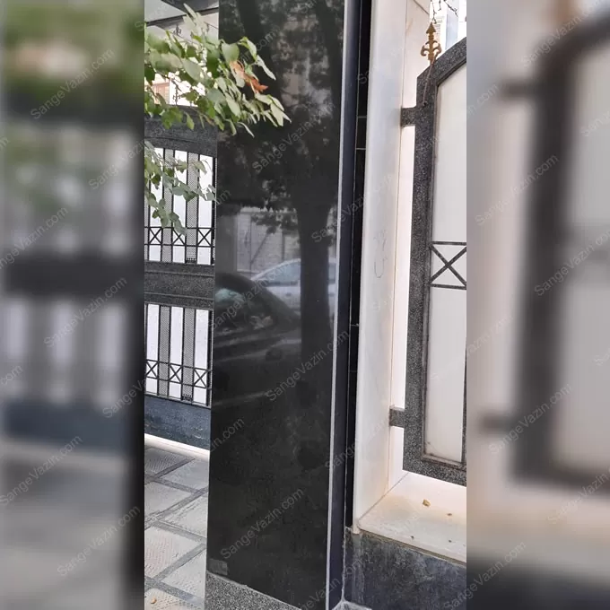 گرانیت مشکی تویسرکان در نمای خارجی ساختمان