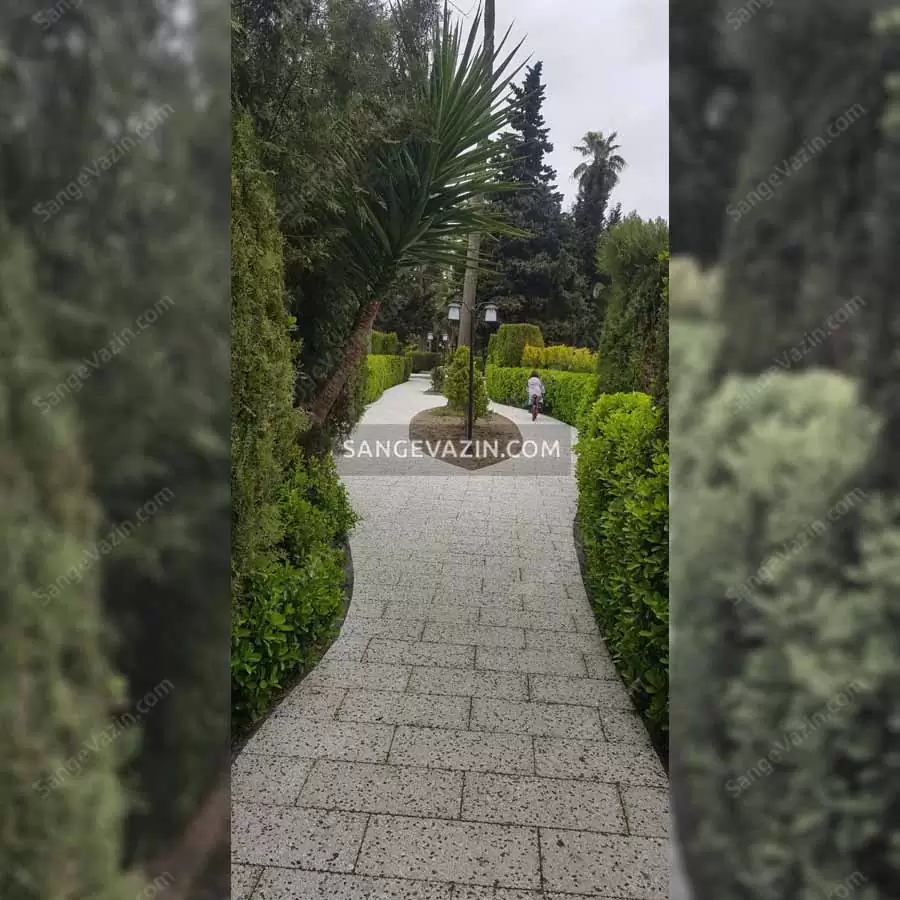 کفپوش واش بتن فرچه ای