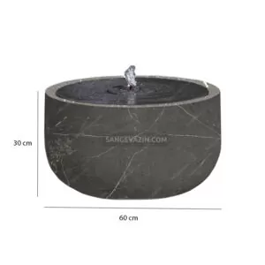 ابعاد آبنما سنگی گیتی