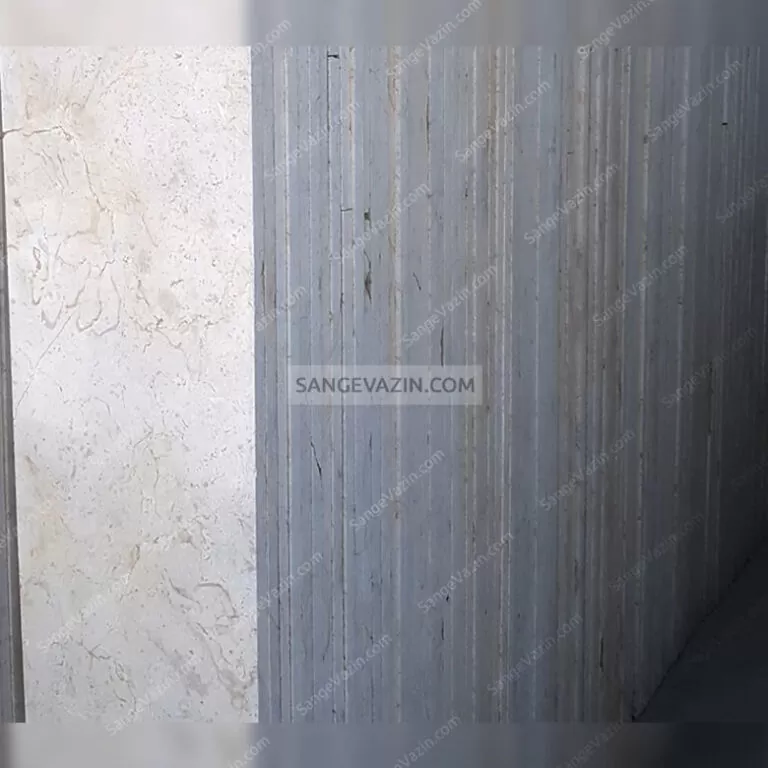 دسته سنگ مرمریت آباده کرم طلایی