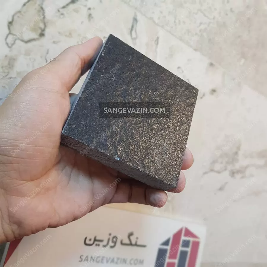 پرداخت فلیم چرمی گرانیت مشکی سوران