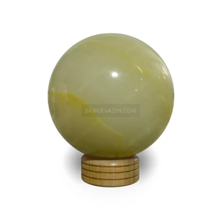 گوی کلسیت سبز روشن