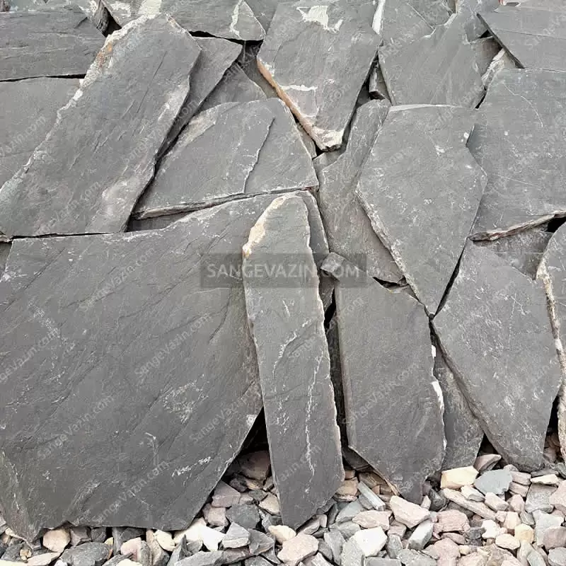 سنگ لاشه ورقه ای مشکی