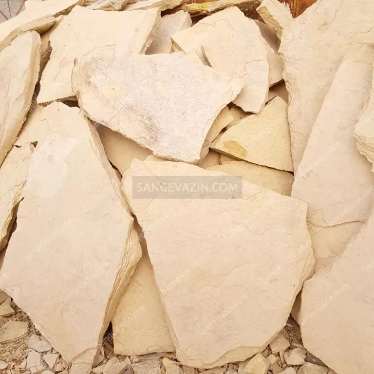 لاشه سنگ ورقه ای زرد