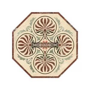 معرق سنگی شش ضلعی کف