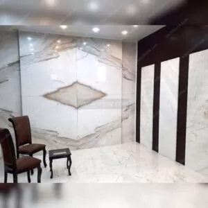 اسلب فور مچ سفید کرم با سنگ چینی