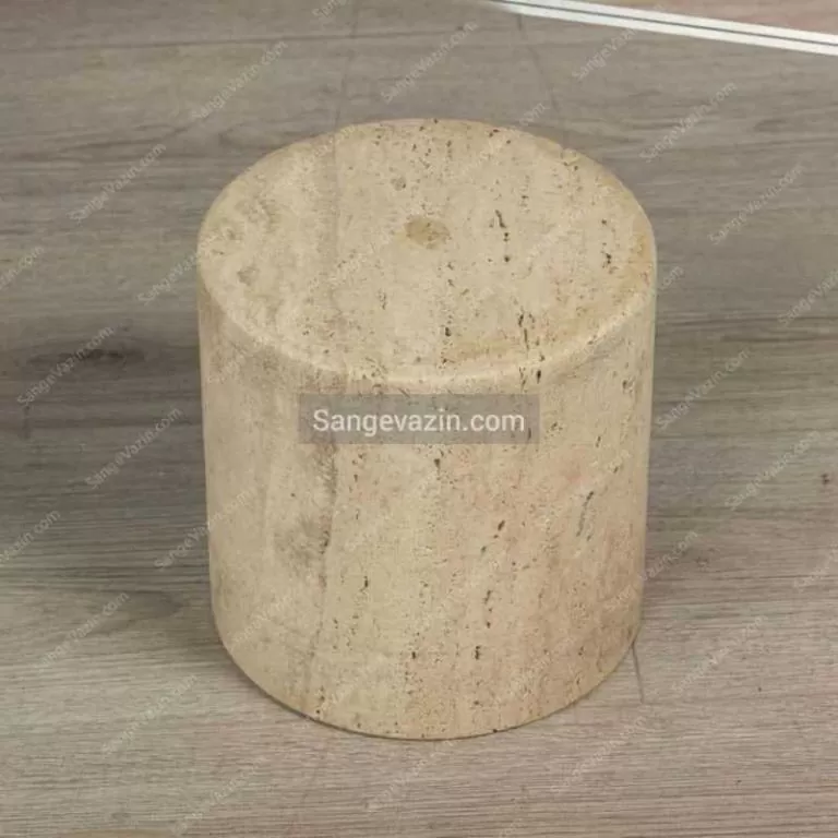 میز جلو مبلی پایه سنگی هندسی