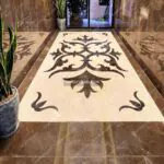 سنگ معرق کف ورودی لابی