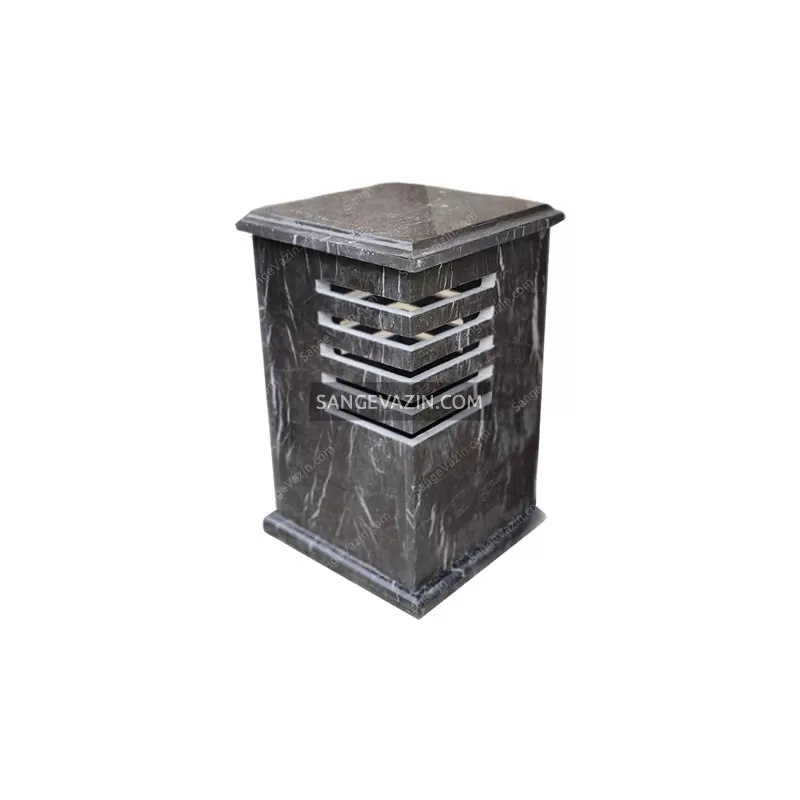 پایه چراغ سنگی مرمریت لاشتر