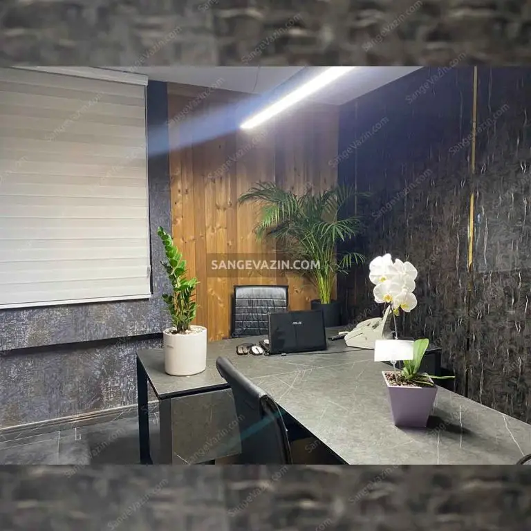 دیوار پوش ماربل شیت طرح آبرنگی