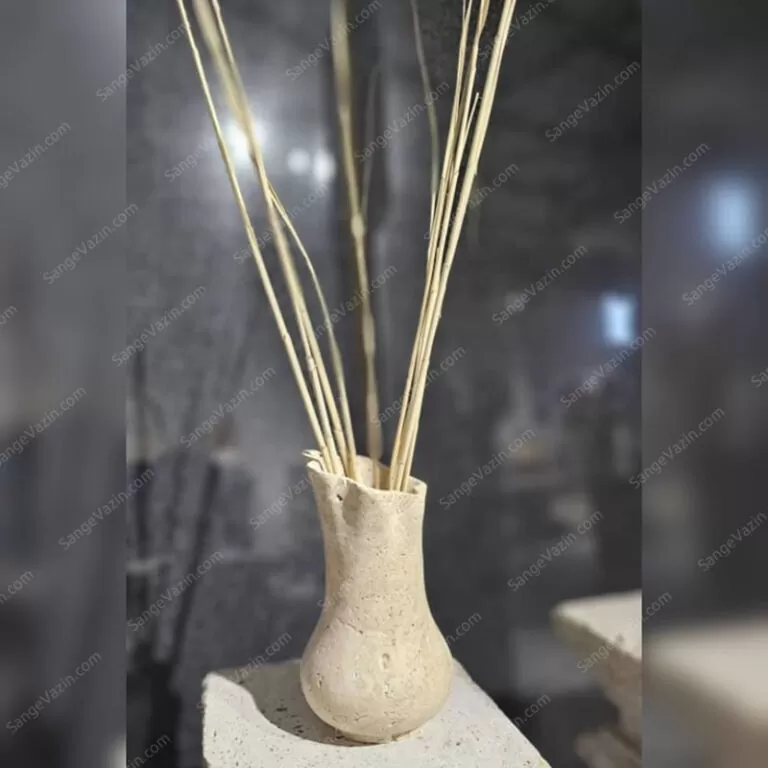 گلدان سنگی فانتزی رومیزی گندم