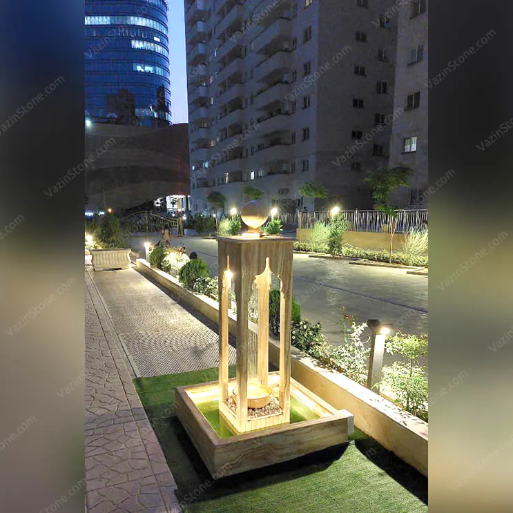 آبنما در فضای خارجی شهرک