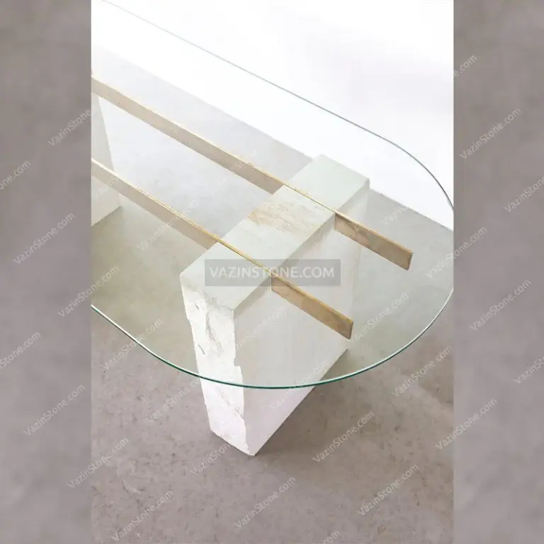 میز پایه سنگی ناهار خوری کاترین
