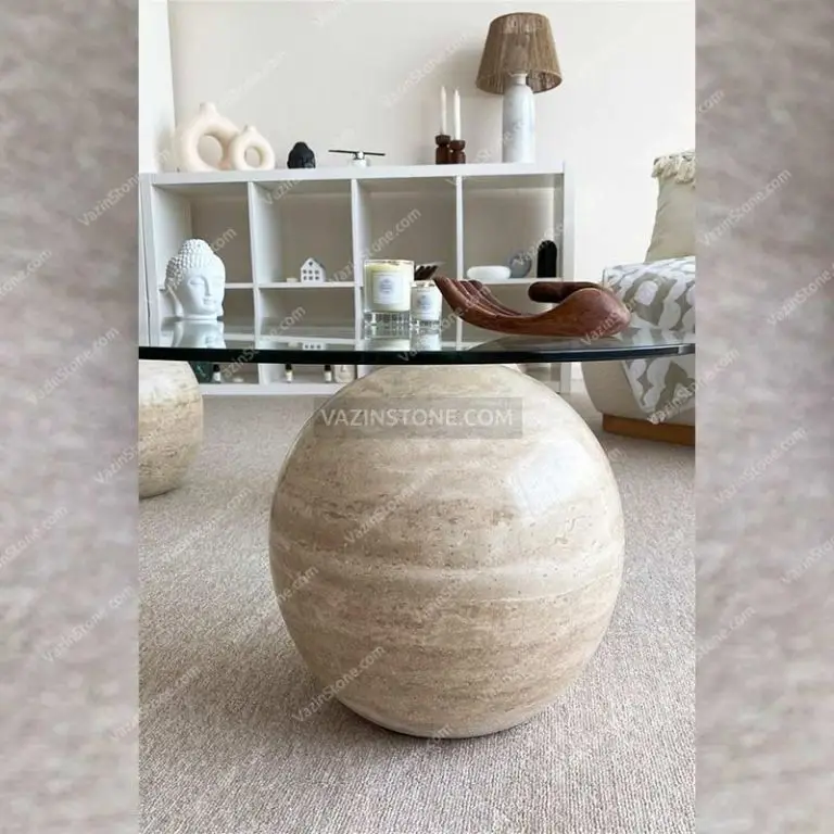 میز جلو مبلی پایه سنگی ستیا