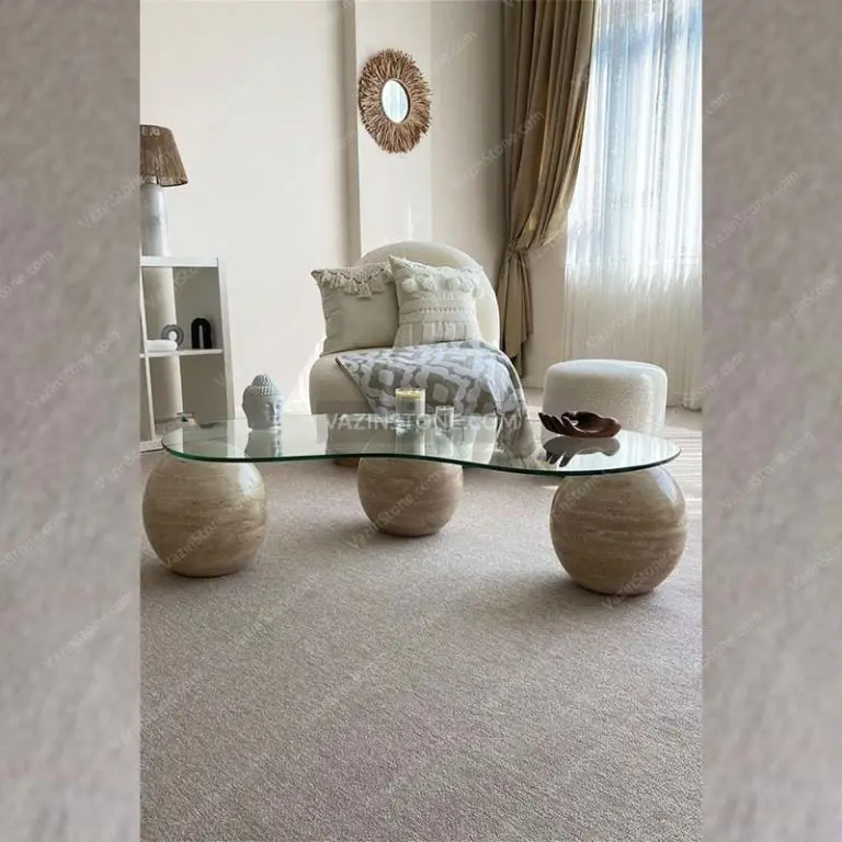 میز جلو مبلی پایه سنگی ستیا